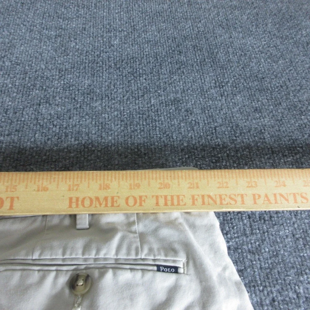 Polo Ralph Lauren Pants Mens 44x28 Beige Classic Fit Stretch‎ Chino Casual Khaki